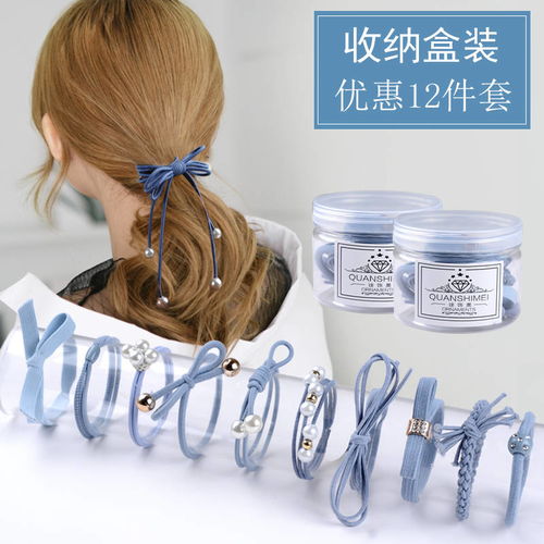 發圈新風尚 當小豬頭繩邂逅橡皮筋，韓式簡約引領小清新美學